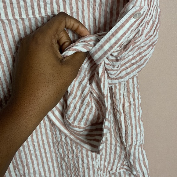 ‘JANE+DELANCEY’ STRIPED BLUSH & WHITE TOP!! - Picture 4 of 6